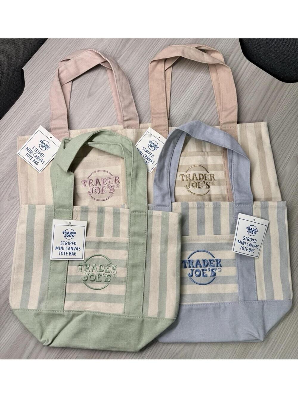 Trader Joe’s Mini Striped Summer Totes